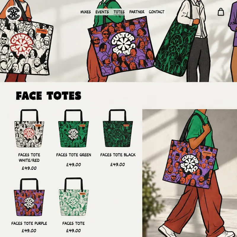 CULTUR FM Totes