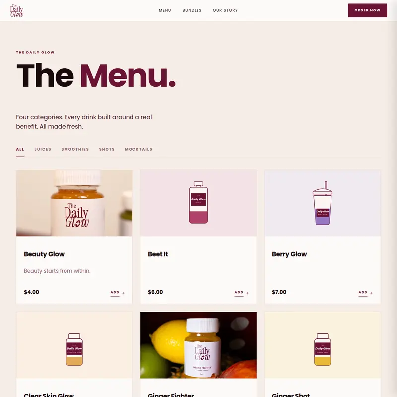 DailyGlowBar